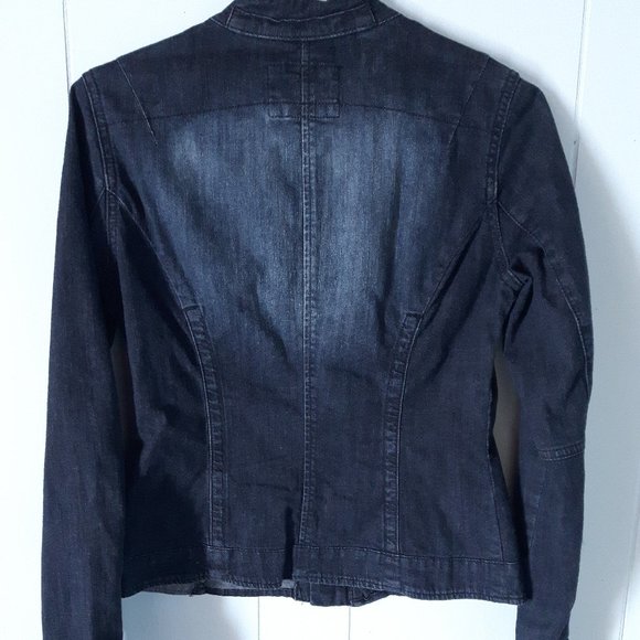 Smart Set Moto Jean Jacket - Picture 2 of 5